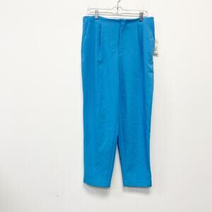 A New Day Women's High-Rise Tailored Trousers Blue Size 14